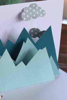 Новогодишна карта с планини