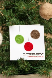 Картичка за Нова година ярка