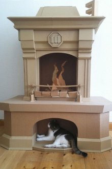 Weihnachtskamin aus der Box