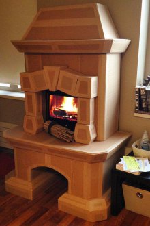 Neujahrskamin aus der Box modular