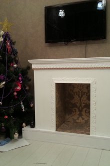 Weihnachtskamin aus der Box Montage