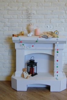 Neujahrskamin aus der Kiste klein