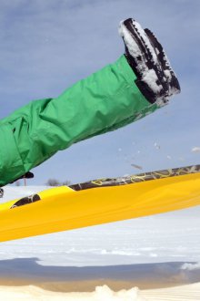 Снежна пързалка за шейни