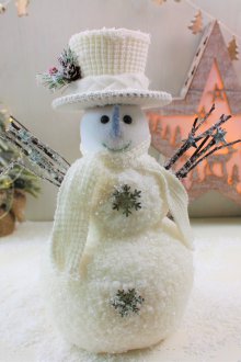 Как да си направим бял снежен човек