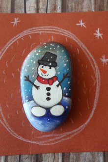 Как да си направите карта със снежен човек