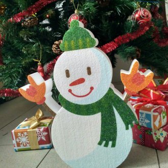 Как да направите снежен човек от пяна