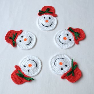 Как да направите плетене на една кука за снежен човек