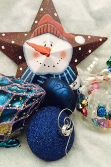 Печат на снежен човек