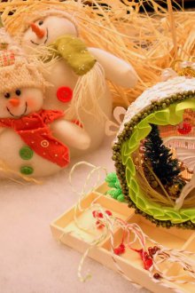 Скрапбукинг на снежен човек