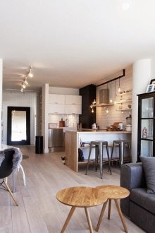 Design of one-room Khrushchev 30 sq m