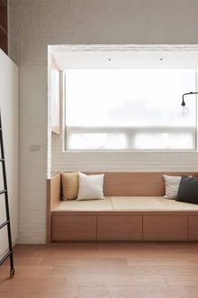 Design of one-room Khrushchev with a balcony