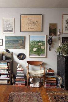 Design one-room Khrushchev in the style of shabby chic