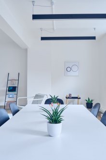 Scandinavian design of one-room Khrushchev