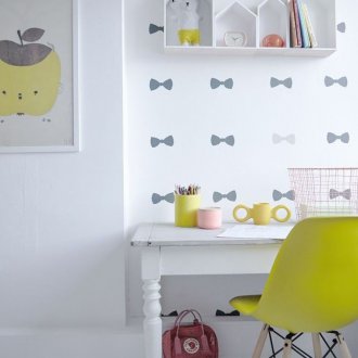 Kindertapete mit Schleifen