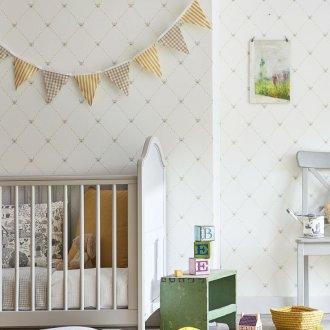 Kindertapete in Pastelltönen