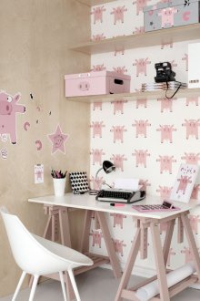 Kindertapete mit Aufdruck