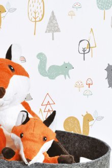 Kindertapete mit einem Muster