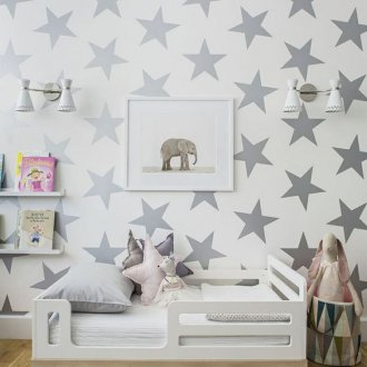 Kindertapete leuchtet