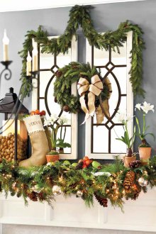 Декорация на прозорци за новата 2019 година