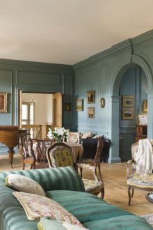 French country house interior