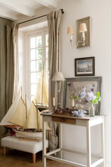 Interior of a country house cabinet