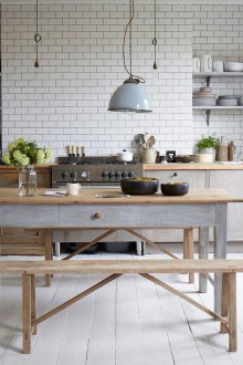 Kitchen interior of a country house