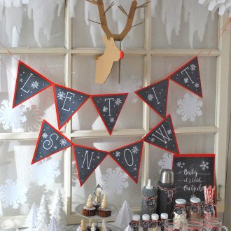 Коледен декор от хартия