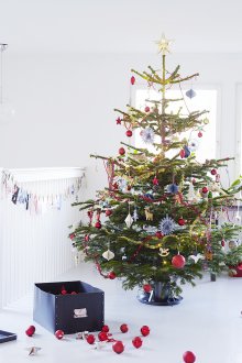 Коледна украса с мъниста