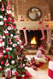 Коледна украса с бонбони