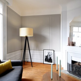 Ideas for a studio apartment with a fireplace