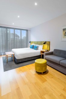 Room layout in a small apartment