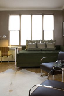 Ideas for a studio apartment in the style of minimalism