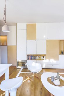 Ideas for a studio apartment with modular furniture