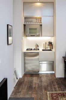 Ideas for a studio apartment with a niche
