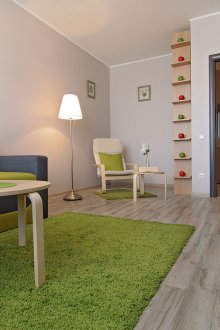 Studio apartment in green