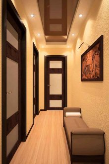 Декоративна мазилка в коридора