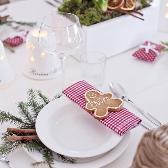 2019 Новогодишна украса на маса с бисквитки