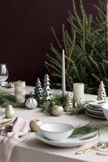 Новогодишна украса за 2019 година със свещи