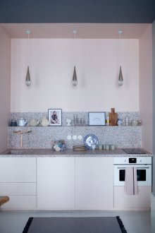 Кухня 6 кв.м без висящи шкафове