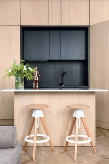 Двуетажна кухня 6 кв.м.