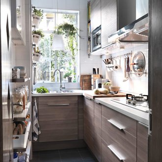 Кухня 6 кв.м от МДФ