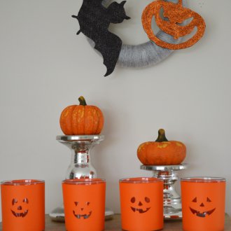 Декор за свещи на Хелоуин