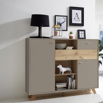 Комбинирана мебелна дъбова сонома