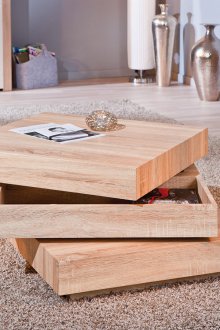 Малка маса трансформатор дъб Sonoma