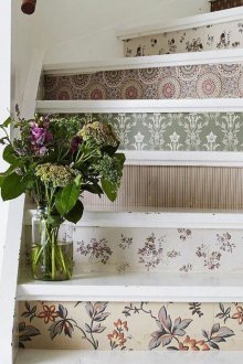 Декор стълбища остатъчен тапет