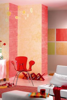 Декоративна боя в интериора