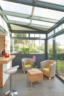 Веранда за кухня в частна къща