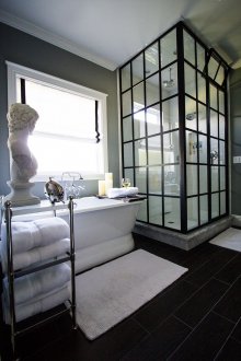 Черен дял в бяла вана