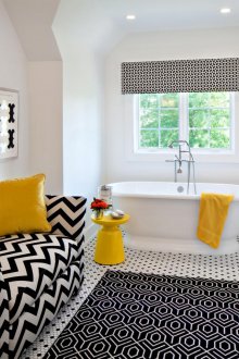 Черно-бяла шарена баня