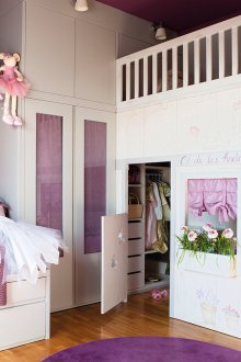 Детска стая за момиче с съблекалня